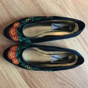 Vintage Mootsie Tootsie Halloween Pumpkin Flats